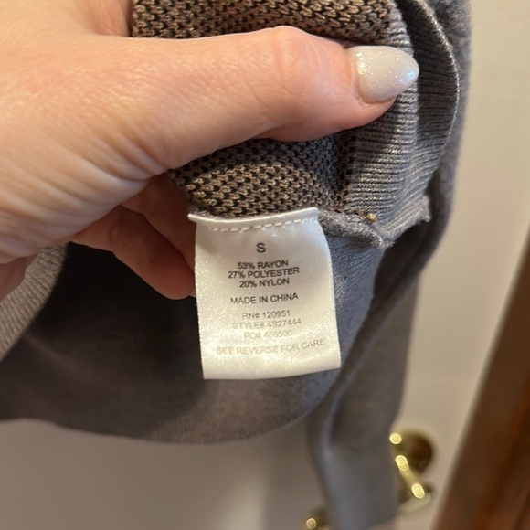 Hippie Rose Gray Teddy Bear Sweater - Picture 4 of 4